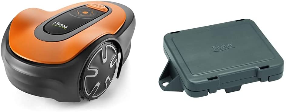 EasiLife 500 GO Robotic Lawn Mower, 500m2, Orange and Grey - 9704632-01