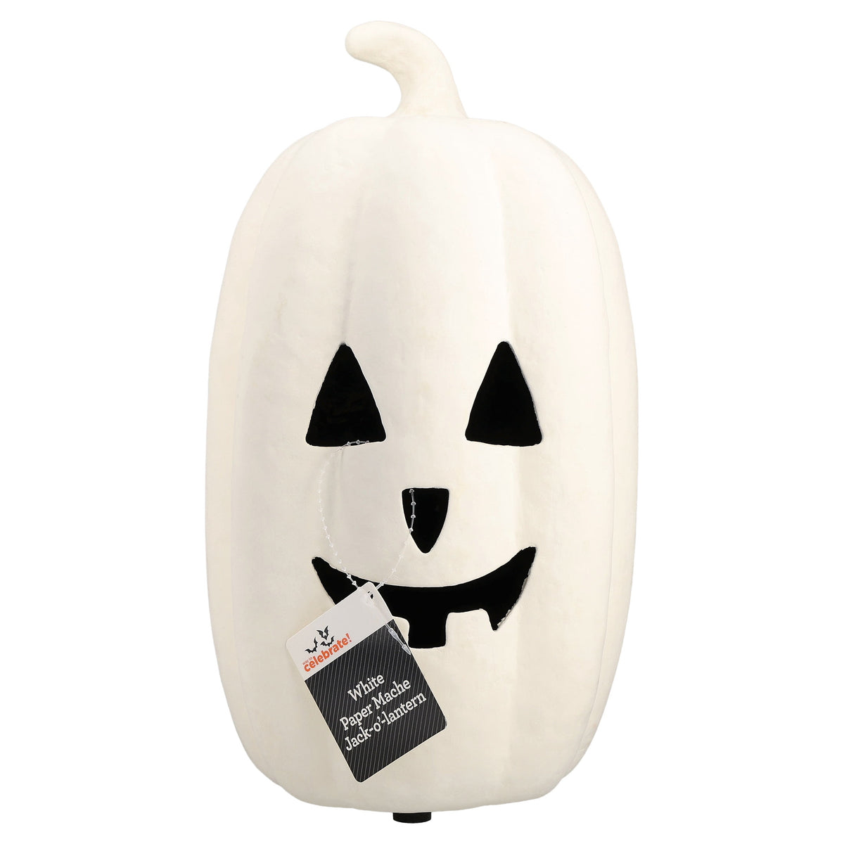 Paper Mache Jack-o'-Lantern Decoration, 12.6", Halloween by Way To Celebrate