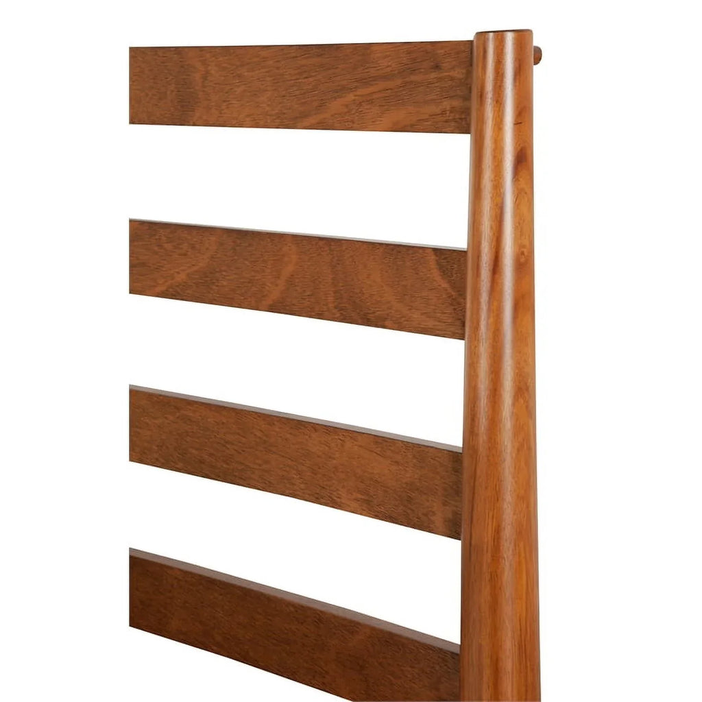 Home Square 4-Piece Set With Small TV Console, Full Wood Bed And Large Nightstand