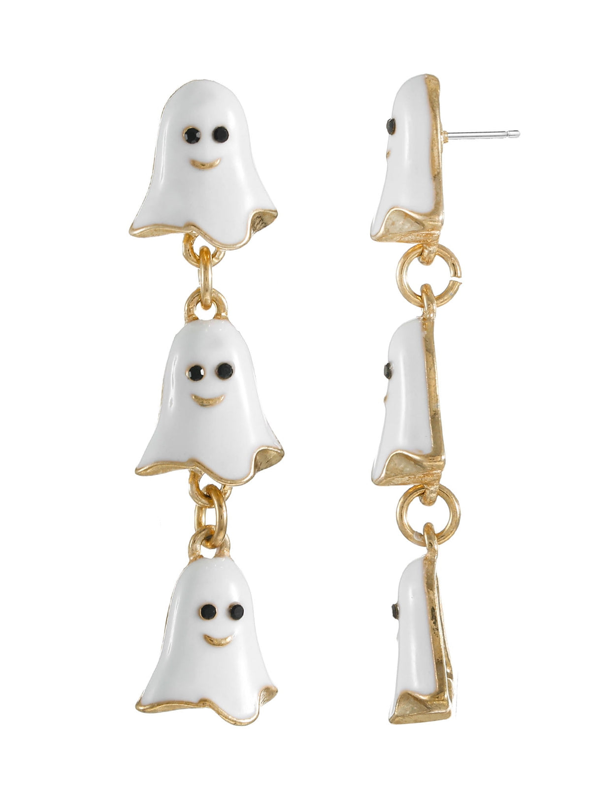 Way to Celebrate Light-up Jack-O-Lantern Halloween Earrings, 1 Pair