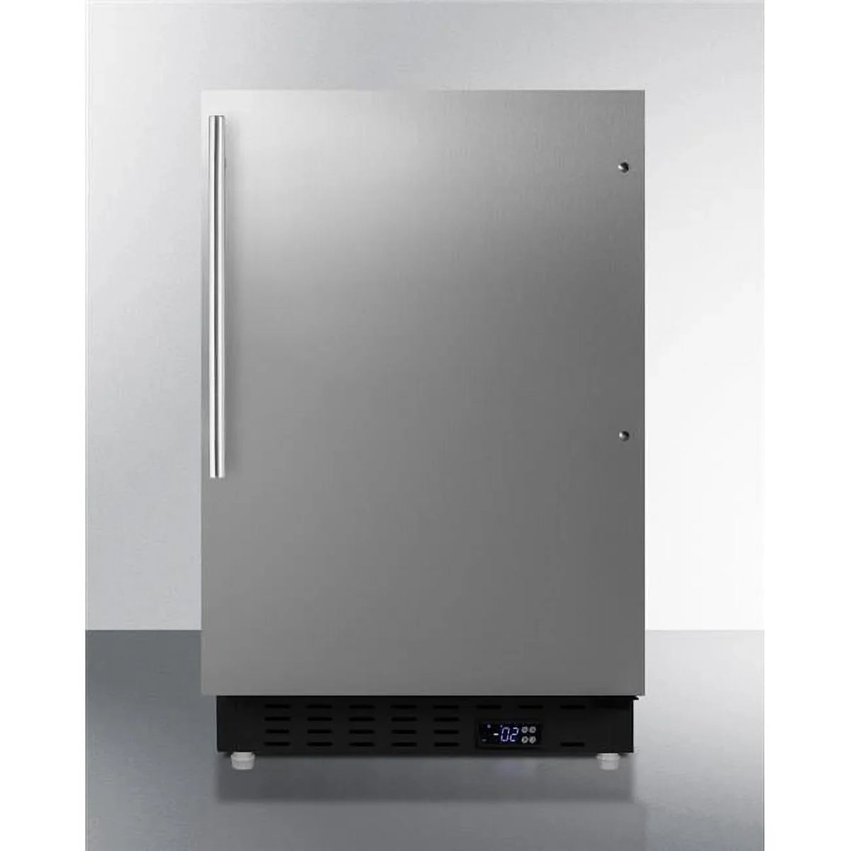 Built-In All-Freezer, 20 in, Stainless Steel