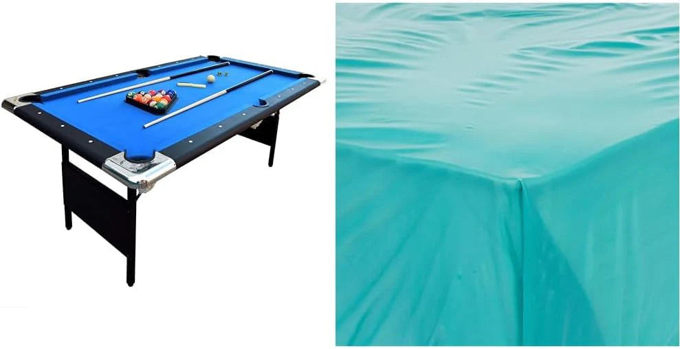 Hathaway Fairmont 6 Ft Portable Pool Table, Blue - BG2574