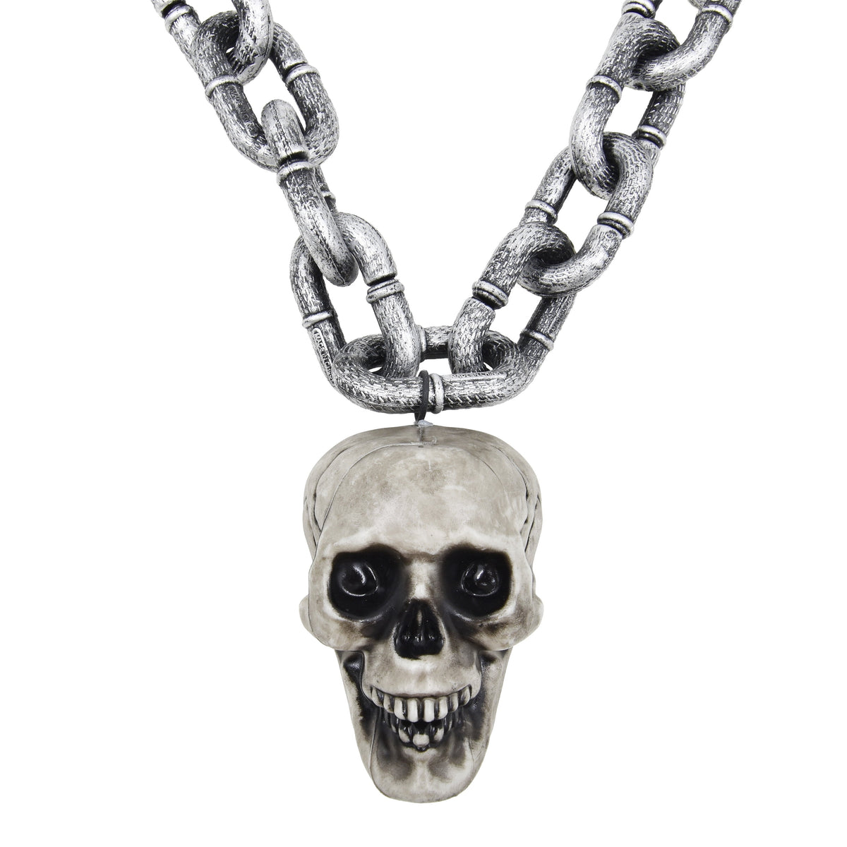 Skull Chain Decoration, Silver, 6', Halloween by Way To Celebrate