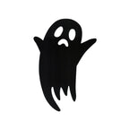 Paper Ghost Cutouts Decoration, Black, 12 Pieces, Halloween by Way To Celebrate