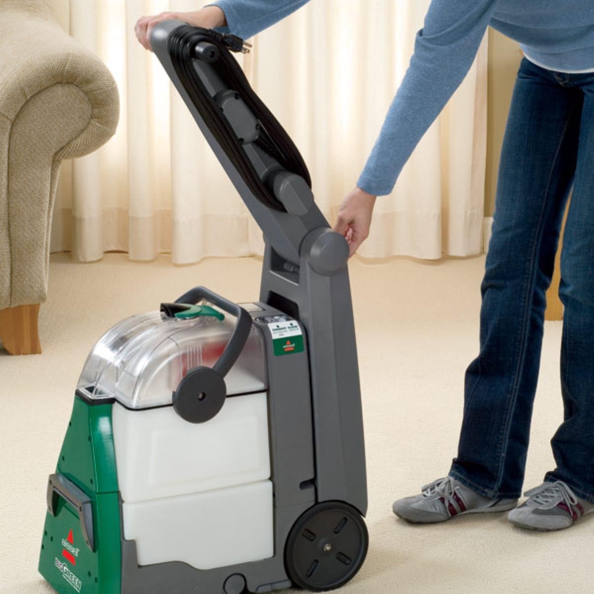 Commercial Deep Cleaning 2-Motor Carpet Extractor Machine