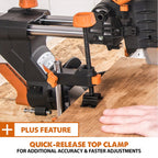 Evolution Dual Bevel Sliding Miter Saw With 10 in Multi-Material Cutting Blade - R255SMS-DB+