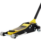 BENTISM Low Profile Floor Jack 3 Ton (6600 lbs), Aluminum And Steel, Yellow And Black - QJD-LTD030A-00