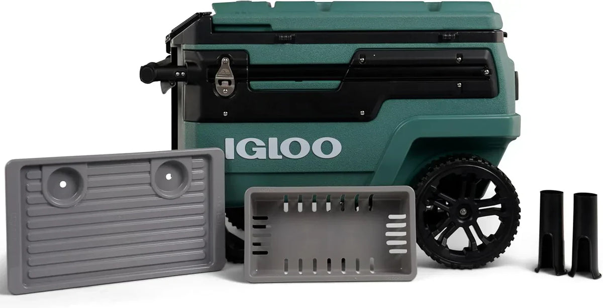 70Qt Wheeled Insulated Hard Shell Ice Chest - Trailmate