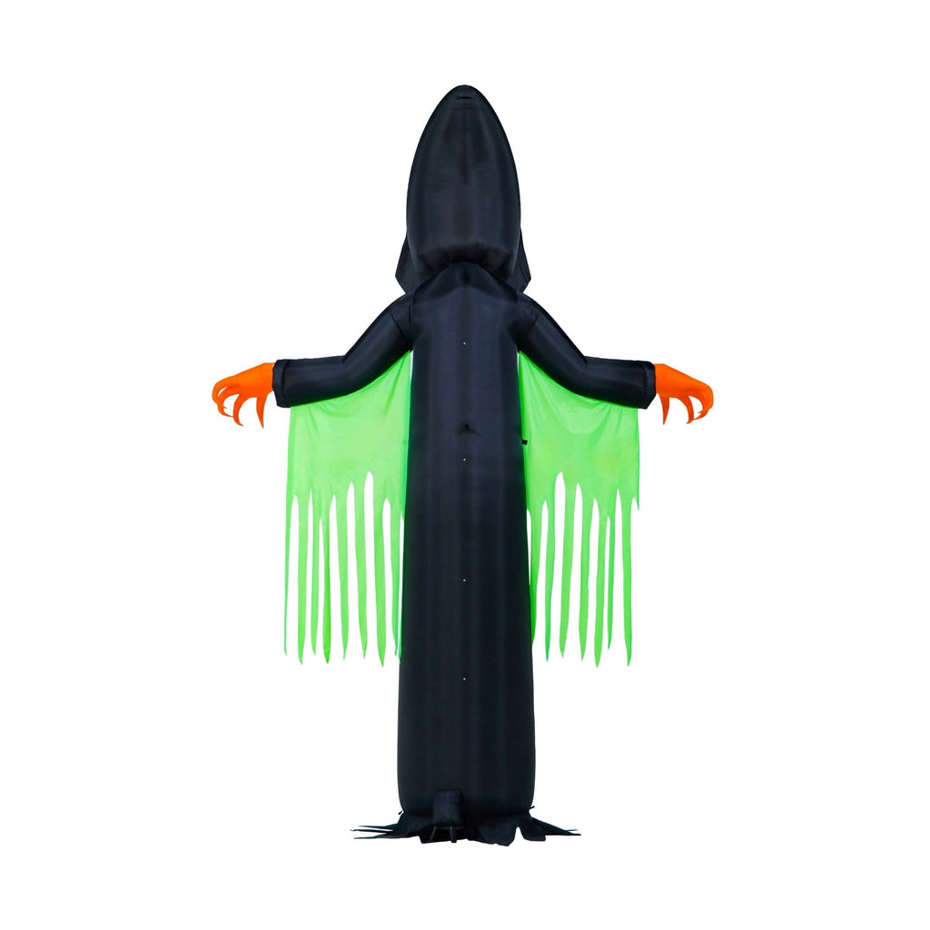 Inferno Pumpkin Reaper Airblown Yard Inflatable, Orange/Green/Black, 20', Halloween by Way To Celebrate