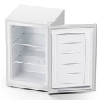 KNDKO 3.2Cu.ft Upright Freezer With Removable Shelves And Adjustable Thermostat - Silver