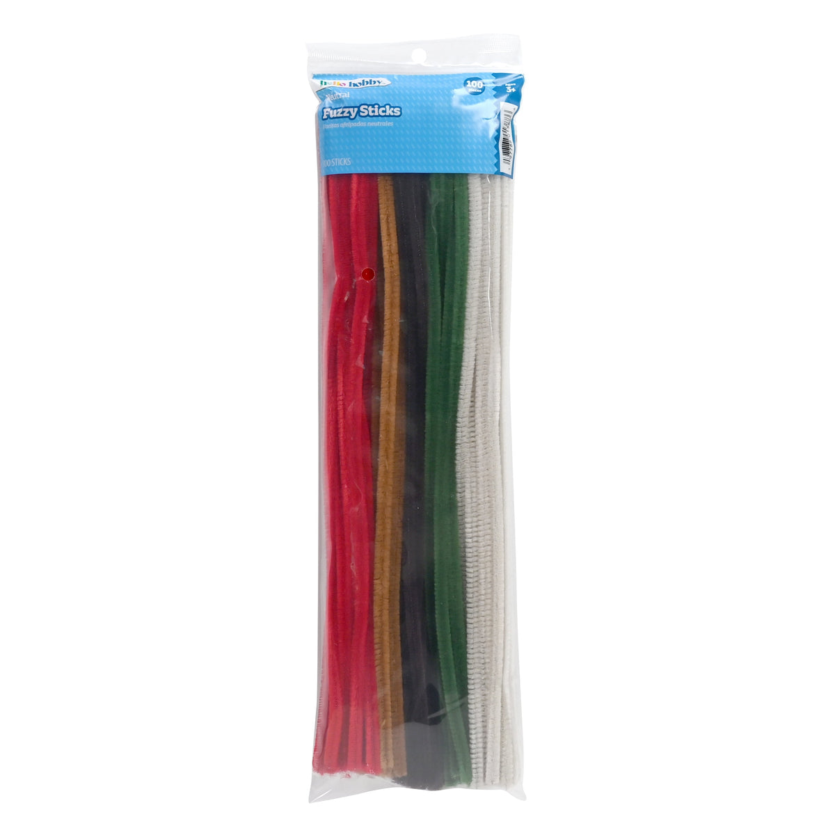 Hello Hobby Fuzzy Sticks, 100 Count
