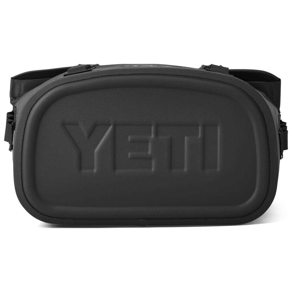 Yeti Backpack Soft Cooler, Black, 20 Cans / 12 lbs Ice, 17 x 8 x 16 inches - Hopper M12