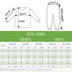POPTEM Toddler Halloween Pajamas Glow in the Dark Long Sleeve 2-Piece Sleepwear 4T