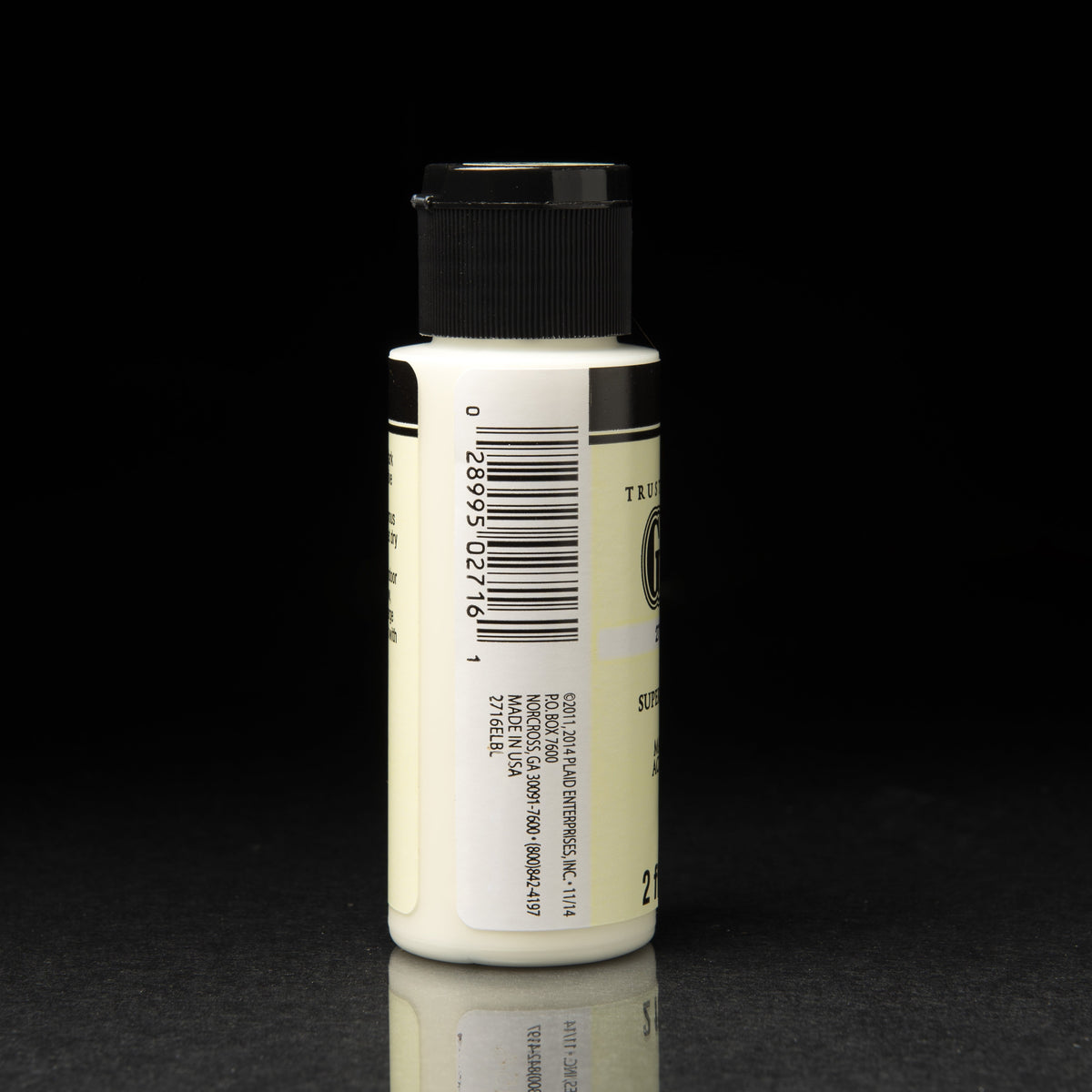 FolkArt 7494E Glow-in-the-Dark Acrylic Paint Set, Matte Finish, Set of 6, 12 fl oz