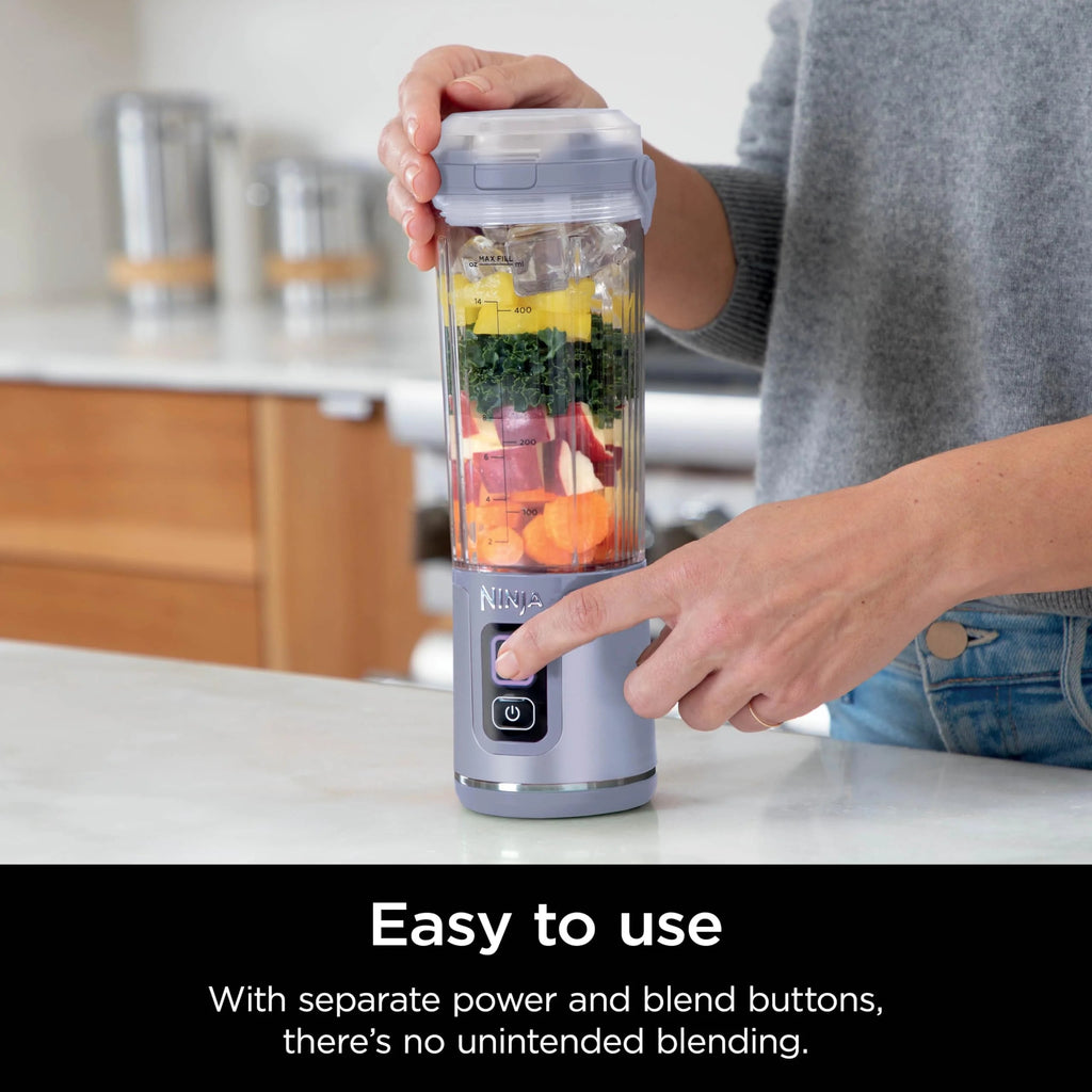Ninja Blast Portable Personal Blender, Cordless, 18 oz, Metallic Purple - BC151PL