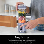 Ninja Blast Portable Personal Blender, Cordless, 18 oz, Metallic Purple - BC151PL