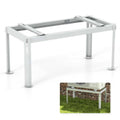 Mini Split Ground Stand For 9000-36000 BTU Ductless Air Conditioners - White Metal