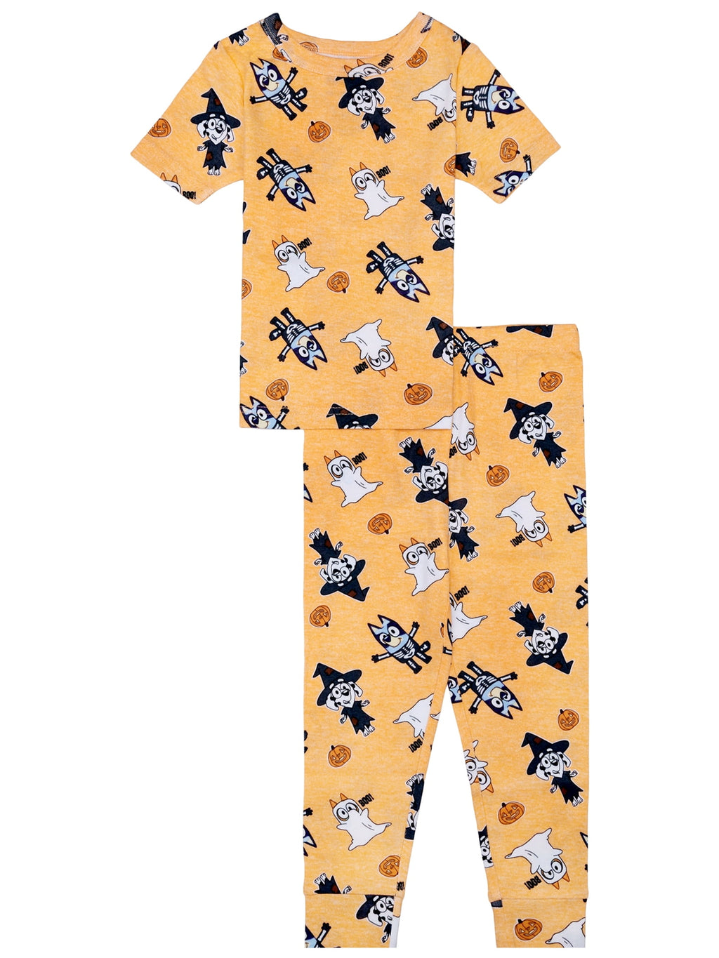 Character Toddler Halloween Short Sleeve Top and Pant Pajama Set, 2-Piece, Sizes 12M-5T