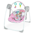 Bright Starts Portable Compact Automatic Baby Swing - Pink Paradise