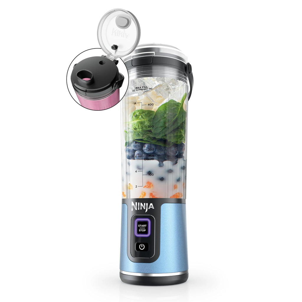 Ninja Blast Portable Personal Blender, Cordless, 18 oz, Metallic Purple - BC151PL