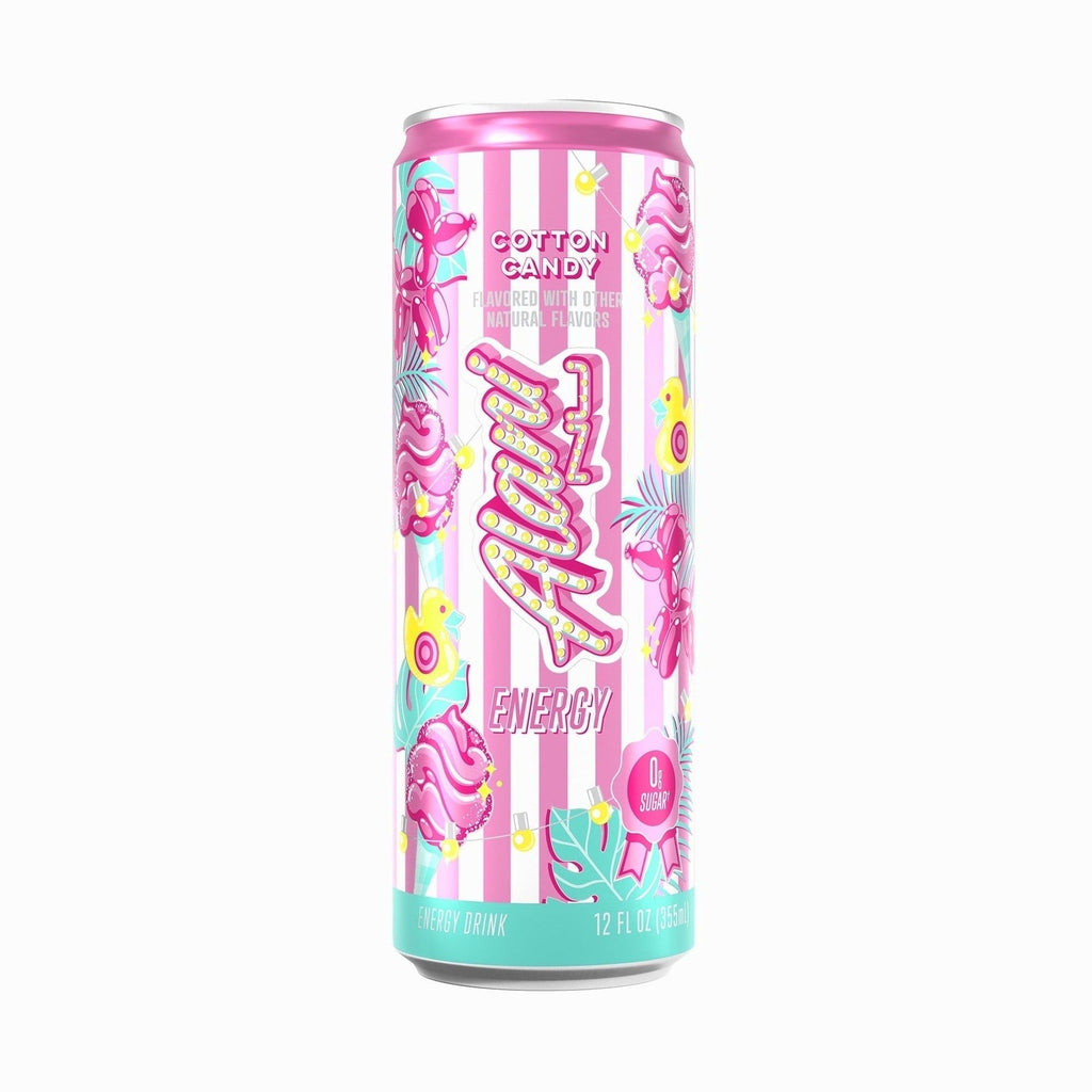 Energy Drink Cotton Candy 12 oz 24 Cans