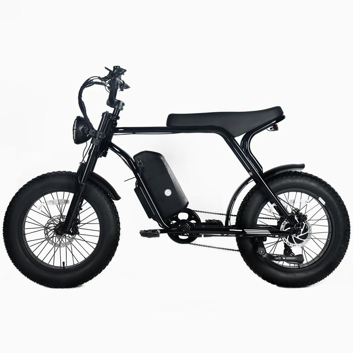 Electric Mountain Bike For Adults, 20 x 4.0 Fat Tires, 1000W Motor, 48V 20Ah Battery, Black - G-M1Sp