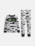 Halloween Boys' Glow In the Dark Top and Pants Pajama Set from Way to Celebrate, 2-Piece