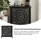 Farmhouse Fully Assembled Nightstand With 2 Drawers