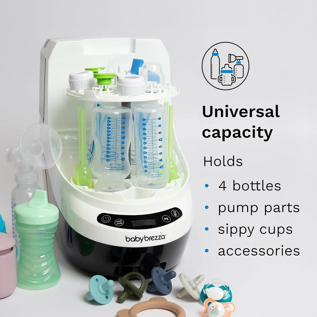 Baby Brezza Baby Bottle Washer Pro - Washer, Sterilizer & Dryer, Up To 4 Bottles