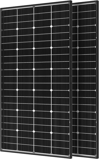 JJN Bifacial Solar Panels, 2 Pcs 200W, 12V, 16BB N-Type - 400W