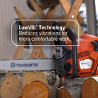 Husqvarna Gas Powered Chainsaw, 38-cc 2-HP 2-Cycle X-Torq Engine, 16 Inch - 130