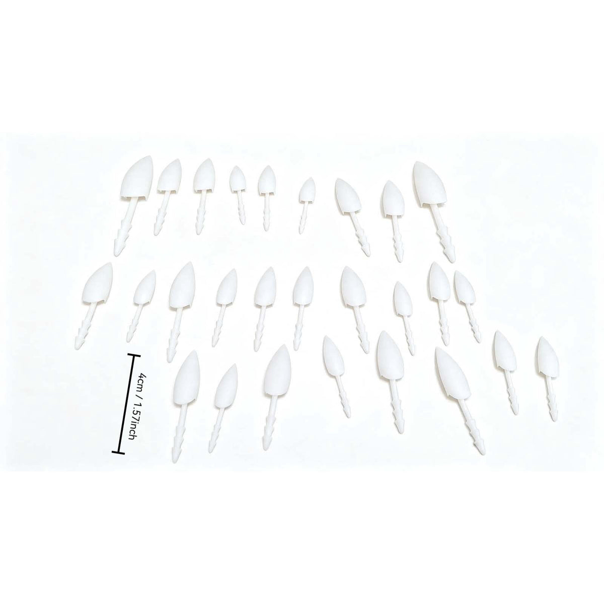 YAMB Halloween Pumpkin Teeth Decor Kit, Mini Fangs and Flat Teeth, Reusable Pin-In Design, For Pumpkin Carving and Party Craft, 1.6 Inch