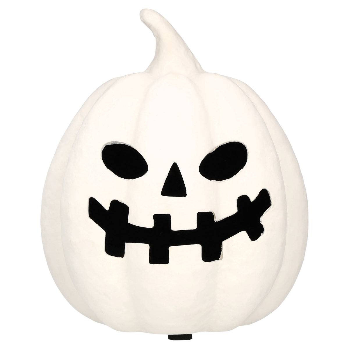 Paper Mache Jack-o'-Lantern Decoration, 8.3", Halloween by Way To Celebrate