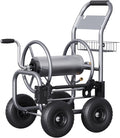 Giraffe Tools Heavy Duty Garden Hose Reel Cart With Wheels, 5/8in-250ft Hose Capacity
