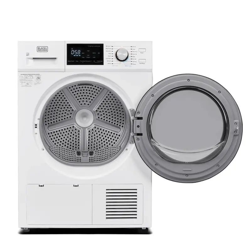 BLACK+DECKER 4.4 Cu. Ft. 240-Volt Ventless Electric Heat Pump Dryer, White - BDFH44M