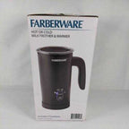 Farberware Electric Milk Frother 10 oz 4-in-1 Automatic Foam Maker
