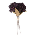 My Texas House Fall Faux Hydrangea Bundle, Dark Purple, 20"