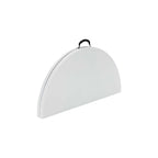 Lifetime 48 inch Round Fold-In-Half Table, White Granite - 280064