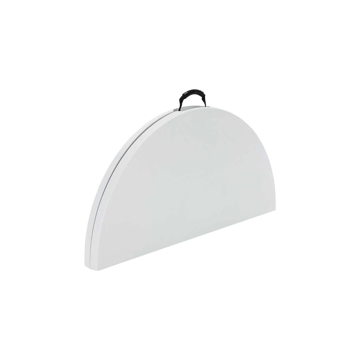 Lifetime 48 inch Round Fold-In-Half Table, White Granite - 280064