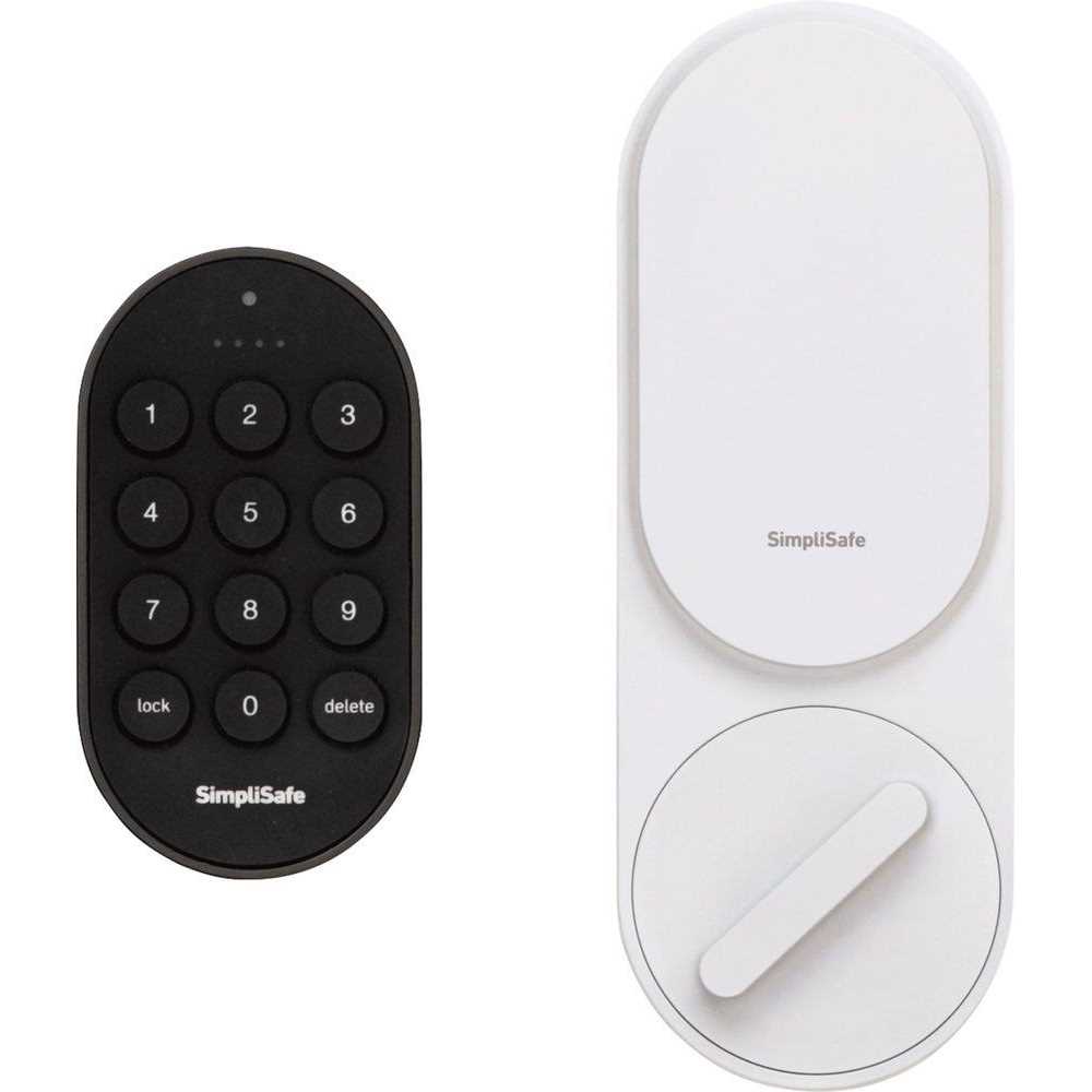 SimpliSafe Smart Lock With PIN Pad - White