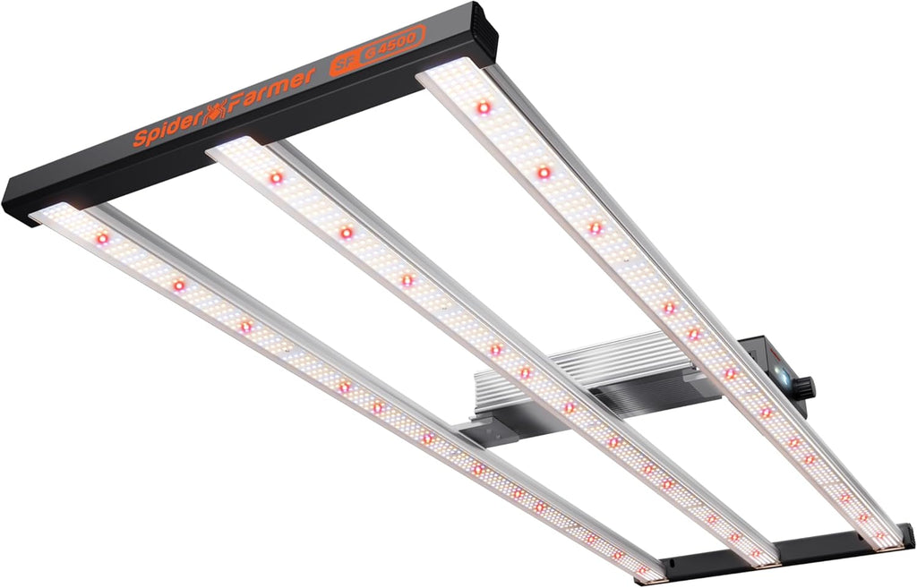 Spider Farmer LED Grow Light, 320W, 2x4 Coverage, Full Spectrum, Dimmable - G4500