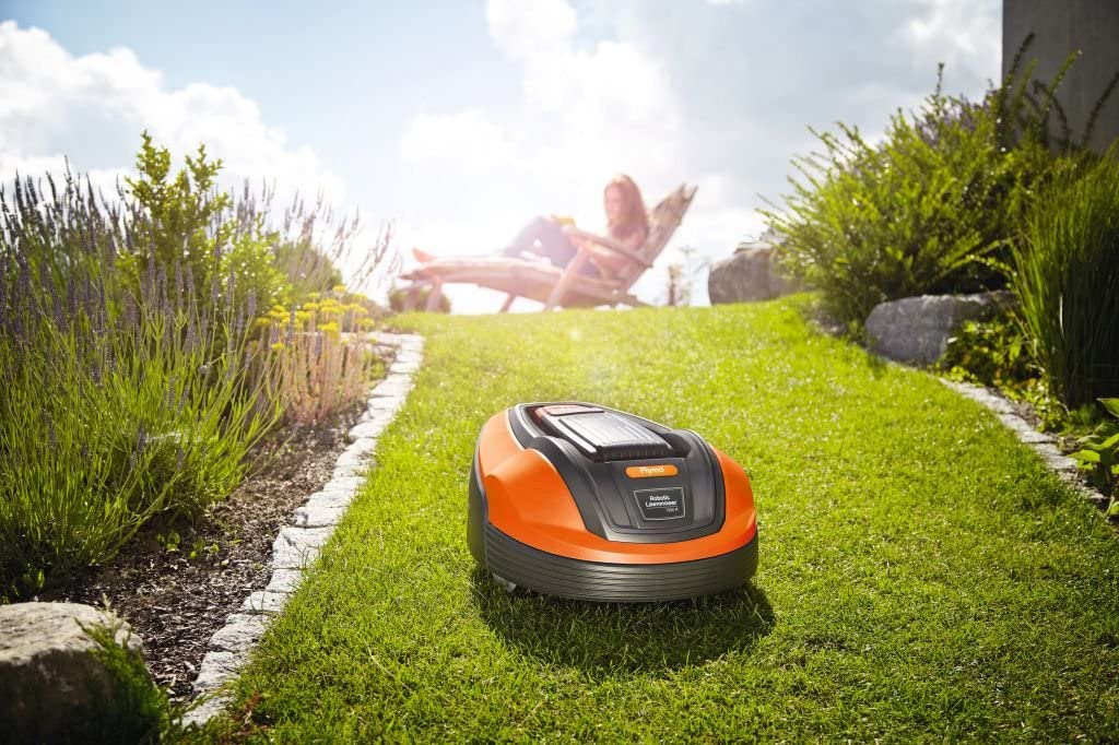EasiLife 500 GO Robotic Lawn Mower, 500m2, Orange and Grey - 9704632-01
