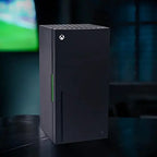 Xbox Official Gear Series X Thermoelectric Mini Fridge Cooler, 10L, 12 Can Holder, USB Port, AC/DC Powered