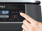 Ninja Foodi 6-in-1 2-Basket Air Fryer, 8-Quart, Dark Grey Stainless Finish - DZ201