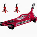 Steel Hydraulic Low Profile Floor Jack And Jack Stands Set - Three-Ton