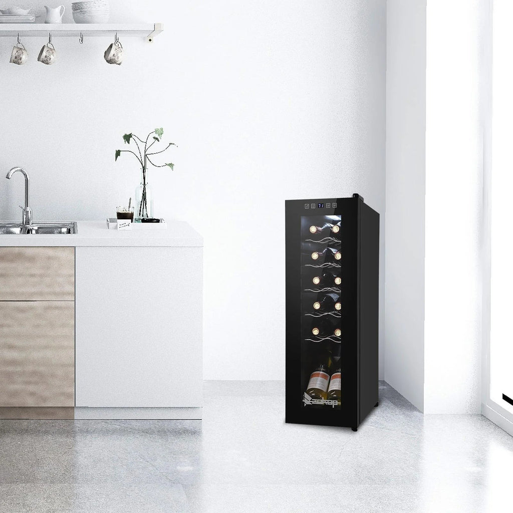 Ktaxon 18 Bottle Compressor Wine Cooler, 1.8 Cu.Ft, 52L - Freestanding
