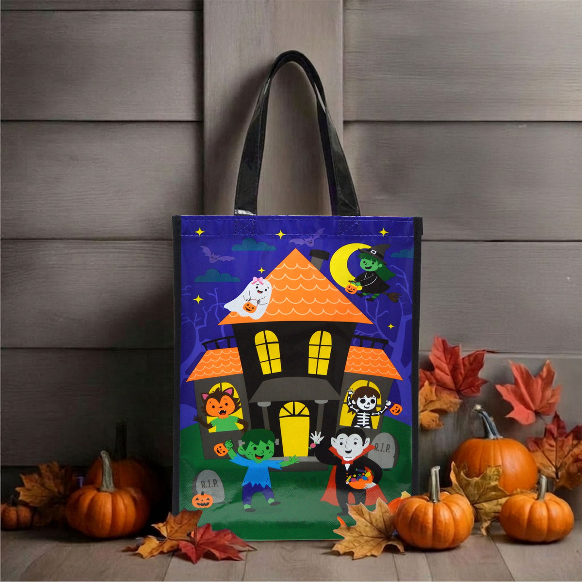Haunted House Trick-or-Treat Party Bag, Multicolor, Halloween by Way To Celebrate