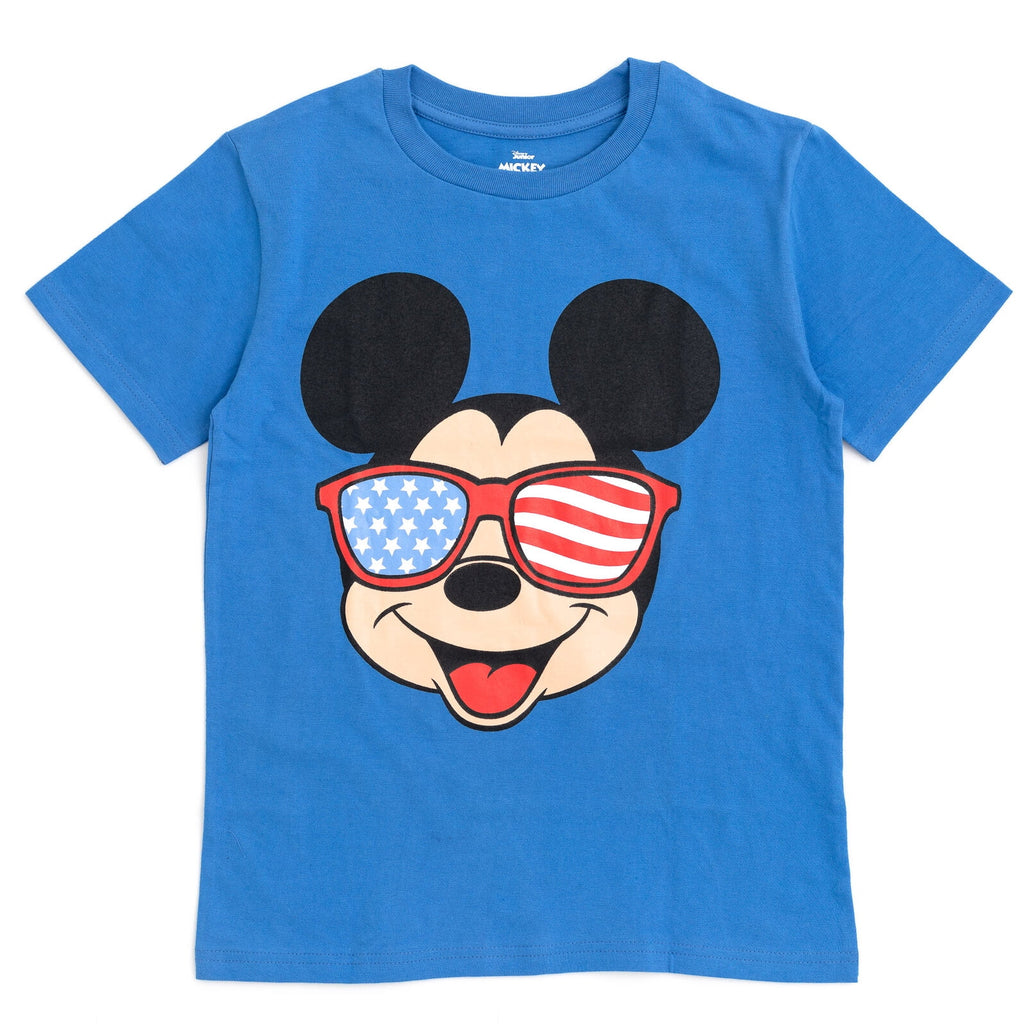 Disney Mickey Mouse Little Boys' Short Sleeve Graphic T-Shirt Mummy Orange