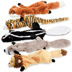 Plush Paws No-Stuffing Squeaky Dog Toy Set, 5 Pack