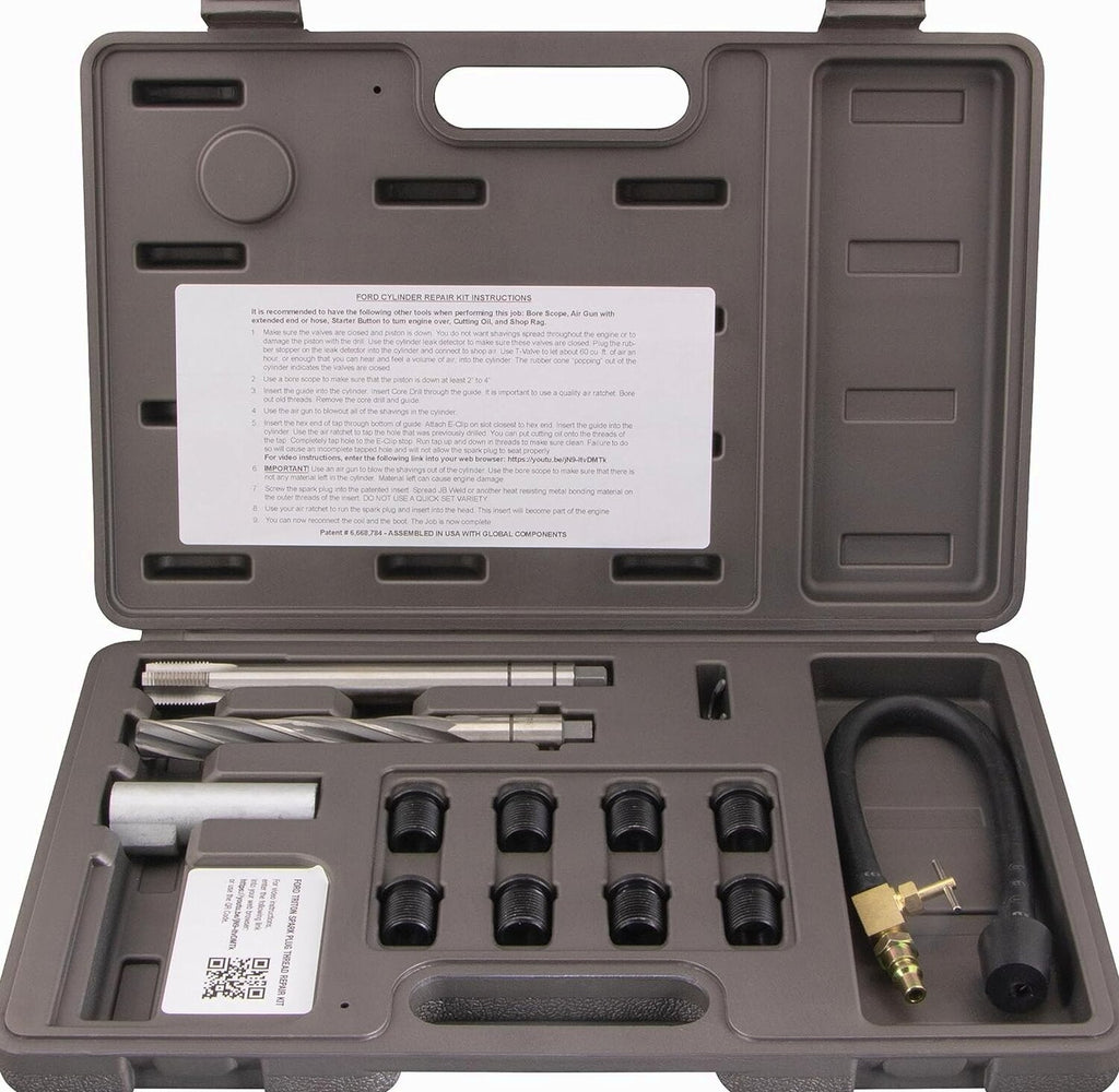 Cal-Van Tools Ford Triton Two Valve Spark Plug Thread Repair Kit - 38900